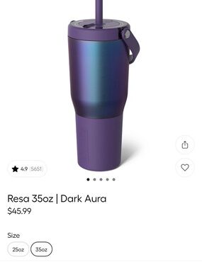 BruMate Insulated Tumbler - Dark Aura Purple Ombre